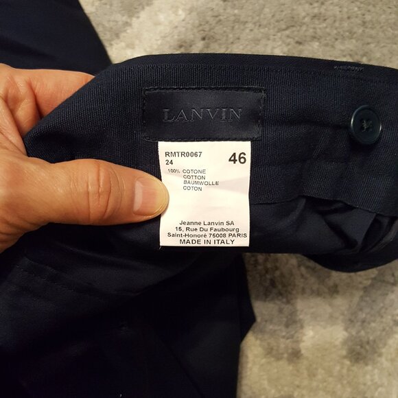 US men's size 30 waist Lanvin Tux chino - Picture 4 of 4